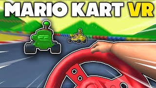 Making My Own Mario Kart in VR [upl. by Aradnahc]