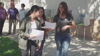 Sacramento students take advantage of National Voter Registration Day [upl. by Melvena]