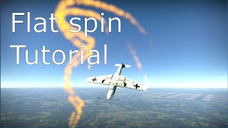 How to Flat Spin  Inverted Spin in War Thunder [upl. by Kcirednek845]