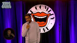 Indian Comedian wins King Gong at The Comedy Store London Joshua Bethania Standup Comedy  Nov 2021 [upl. by Dalpe86]