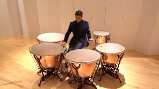 TIMPANI SOLO ETUDE 1 – SCHERZO BY TOM FREER [upl. by Map]