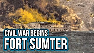 Battle of Fort Sumter Explained Civil War History [upl. by Nnyleve]