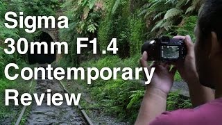 Sigma 30mm F14 DC DN Contemporary Review  John Sison [upl. by Dlonra]