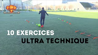 Ultra Technique avec 10 Exercices  Entraînement Football [upl. by Notsnarc57]