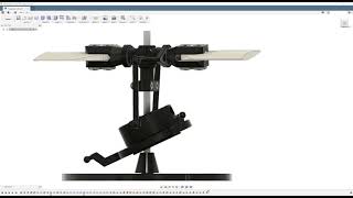 Swashplate Kinematic Demonstration  Swashplate Design 1 [upl. by Chavey]