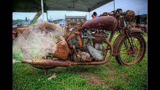 Old Motorcycle Starting Up After Many Years [upl. by Norean]