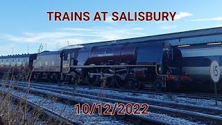 Trains At Salisbury 10122022 [upl. by Nitnelav]