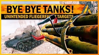 Tanks You are NOT SAFE 😈  Fliegerfaust  BF5 [upl. by Poppo]