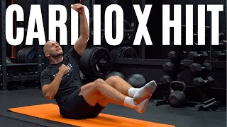 INTENSE 15 Min CARDIO X HIIT Workout No Equipment No Repeat [upl. by Alisha]