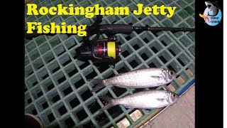 Rockingham Jetty Western Australia Fishing [upl. by Llerrac]