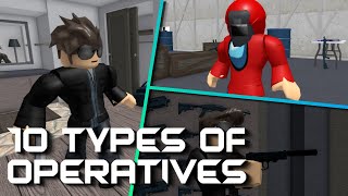 10 Types of Operatives in Entry Point Roblox [upl. by Cassandry687]