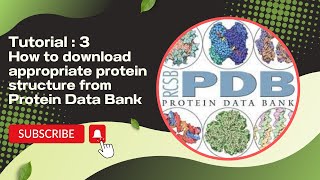 Tutorial 3 How to download the appropriate protein structure from Protein Data Bank [upl. by Polky]