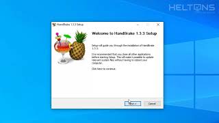 How to Download and Install Handbrake in Windows 10 [upl. by Wojak333]