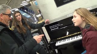 Teenage Girl Is Awed By Boogie Woogie Piano [upl. by Jeffrey]