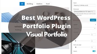 How to create a portfolio on your wordpress website  Visual Portfolio [upl. by Ittap]