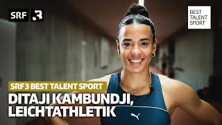 Ditaji Kambundji  Biathlon  SRF 3 Best Talent Sport 2021 [upl. by Eiuqnom]