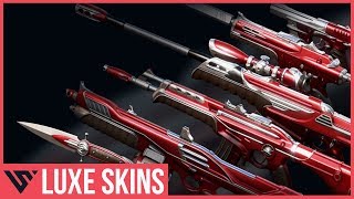 Valorant  ALL Luxe Weapon Skins Showcase amp Gameplay [upl. by Derinna]