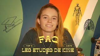 LES ÉTUDES DE KINÉ  FAQ [upl. by Oilegor]