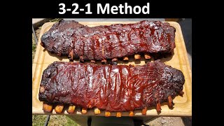 321 Method for St Louis Style Ribs in my Masterbuilt Propane Smoker  A Beginners Guide [upl. by Ayet]