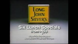 1990 Long John Silvers Lunch Specials Commercial [upl. by Rasia]