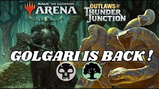 Golgari midrange is Back  Arena Standard Ranked  MTG  OTJ [upl. by Aikahs70]