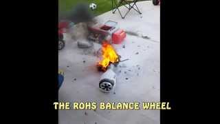 Hoverboard Fire Caught On Camera and Batteries explode [upl. by Elconin113]