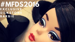 Madrid Fashion Doll Show Convention 2016 Exclusive Silkstone Barbie Doll [upl. by Nilson921]