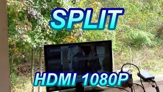 How to Split HDMI to 2 TVs 1080p [upl. by Beyer]