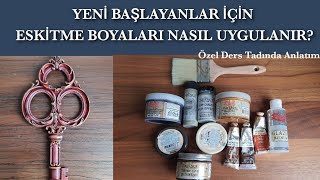 BU VİDEOYU İZLEYENİN AKLINDA SORU KALMAYACAK Eskitme Boyası Nasıl Uygulanır Polyester Eskitme [upl. by Jahdal173]