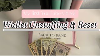 Wallet Unstuffing and Reset My first Youtube video [upl. by Enairda]