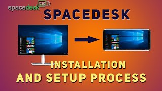 SPACEDESK  FULL INSTALLATION AND SETUP PROCESS 2022 [upl. by Bloom423]