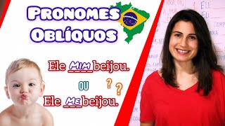 Pronomes oblíquos Aprender português [upl. by Ilujna]