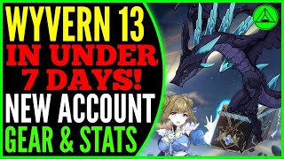 Wyvern 13 under 7 Days 🔥 F2P Account 4 Epic Seven W13 [upl. by Dag]