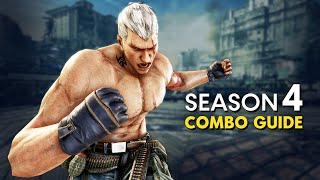 TEKKEN 7  Bryan Fury Combo Guide Season 4 [upl. by Zirkle]