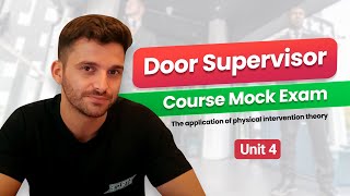 SIA Door Supervisor Course Unit 4 Mock Exam  Door Supervisor Exams [upl. by Dominik]