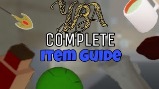 Your Bizarre Adventure COMPLETE item Guide [upl. by Ainattirb435]