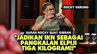 SARAN ROCKY BUAT GIBRAN  JADIKAN IKN SEBAGAI PANGKALAN ELPIJI TIGA KILOGRAM [upl. by Annohsed]