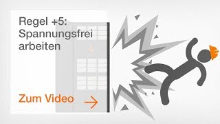 Die 5 Sicherheitsregeln für spanungsfreies Arbeiten – Betriebe der Energieerzeugung und versorgung [upl. by Aicek]