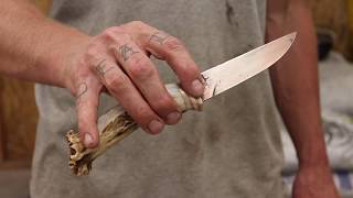 ANTLER HANDLE KNIFE [upl. by Anha]