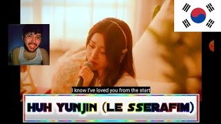 Reacting to COVER HUH YUNJIN  From the Start 원곡  Laufey [upl. by Annagroeg]