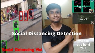 Social distance detection Algorithm amp code full explanation   Deep learning project [upl. by Efren]