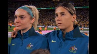 Australia National Anthem  FIFA Womens World Cup 2023 [upl. by Eylrahc267]