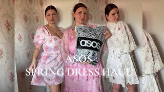 ASOS girly spring dress HAUL [upl. by Piselli]