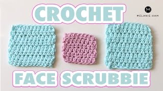 How to Crochet a Face Scrubbie Beginner Friendly [upl. by Nary]