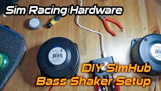 DIY SimHub Budget Bass Shaker Setup [upl. by Hennie]