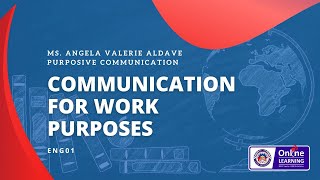 Communication For Work Purposes [upl. by Monney200]