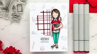 Copic Marker Shading Tutorial [upl. by Gladwin]