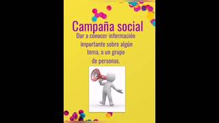 ¿Qué es una campaña social [upl. by Karly]