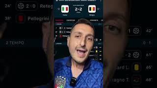 🤬 ItaliaBelgio 22‼️ italia belgio nationsleague calcio [upl. by Gill]