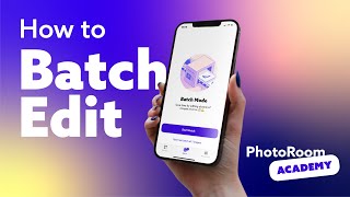 How to batch edit multiple images in PhotoRoom [upl. by Rimahs944]